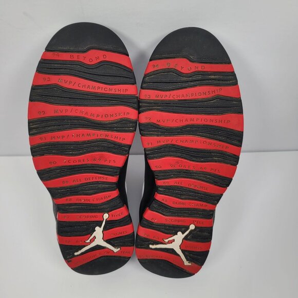 Air Jordan Retro 10 Men's White Black Basketball Sneakers 310805-102 US Size 10 - Picture 11 of 12